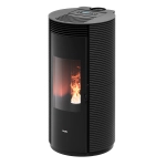 Piec na pellet Cadel Spin Plus 9 Up-Twin w żeliwnej obudowie