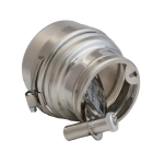 Regulator ciągu kominowego DARCO RCO-80/100 80 do komina 100 – widok boczny