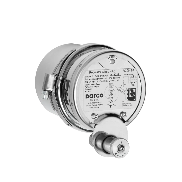 Regulator ciągu kominowego DARCO RCO-80 fi 80 regulator podciśnienia