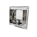 Tył regulatora ciągu kominowego DARCO RCP – płyta montażowa