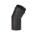 Kolano stałe 30° czarne SPKP 80 mm – widok ogólny