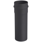 Rura spalinowa czarna SPKP 250 mm 80 mm – widok ogólny