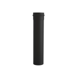 Rura spalinowa czarna SPKP 500 mm 80 mm – widok ogólny