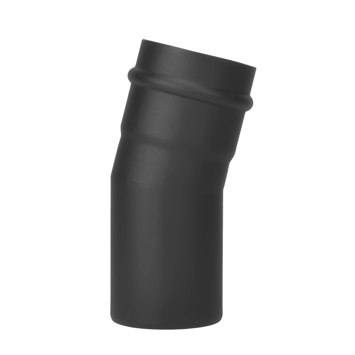 Kolano stałe 15° czarne SPKP 80 mm – widok ogólny
