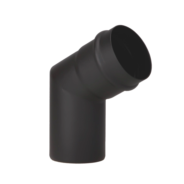 Kolano stałe 60° czarne SPKP 80 mm – widok ogólny