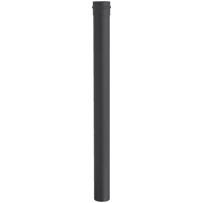 Rura spalinowa czarna SPKP 1000 mm 80 mm – widok ogólny