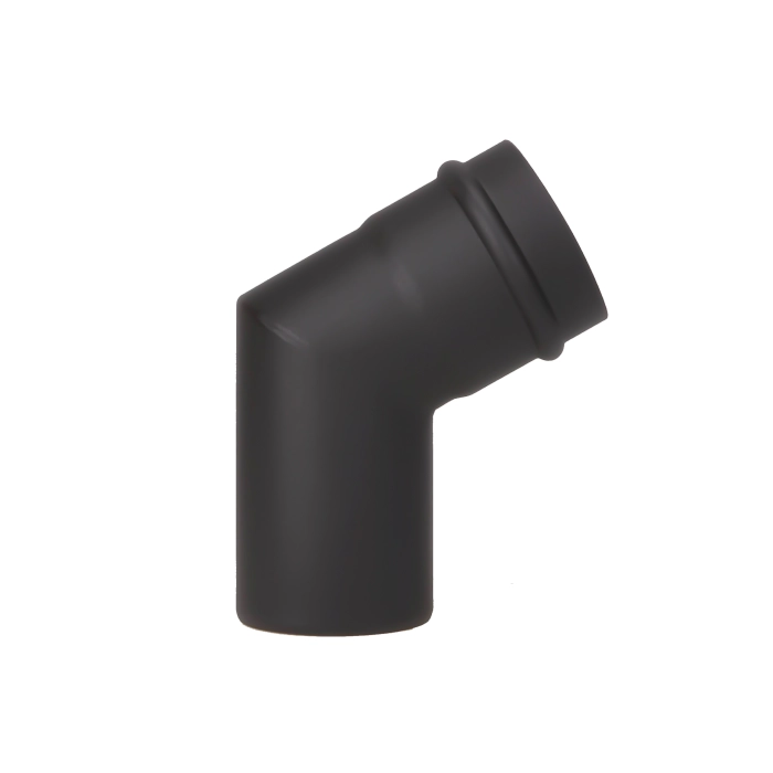 Kolano stałe 60° czarne SPKP 80 mm – widok ogólny