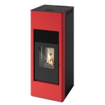 Piec na pellet Eva Calor Marisa 2.0 8 kW – kolor bordowy