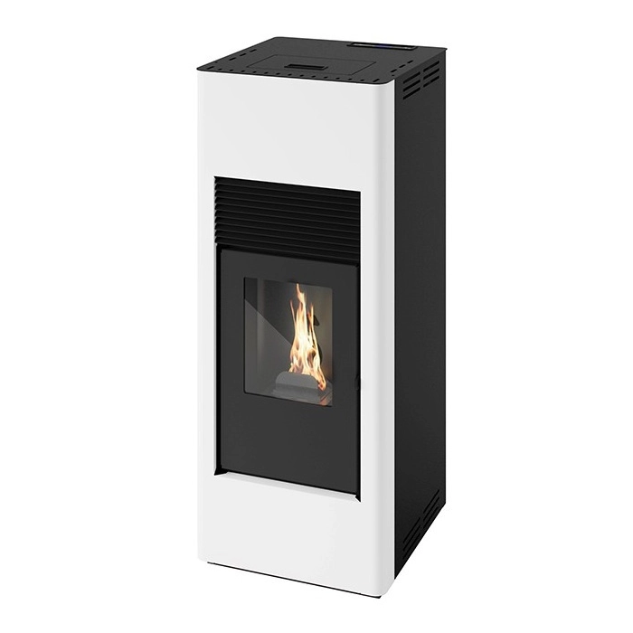 Piec na pellet Eva Calor Marisa 2.0 8 kW – kolor biały
