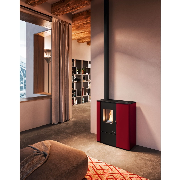 Piec na pellet Eva Calor Vale w aranżacji wnętrza