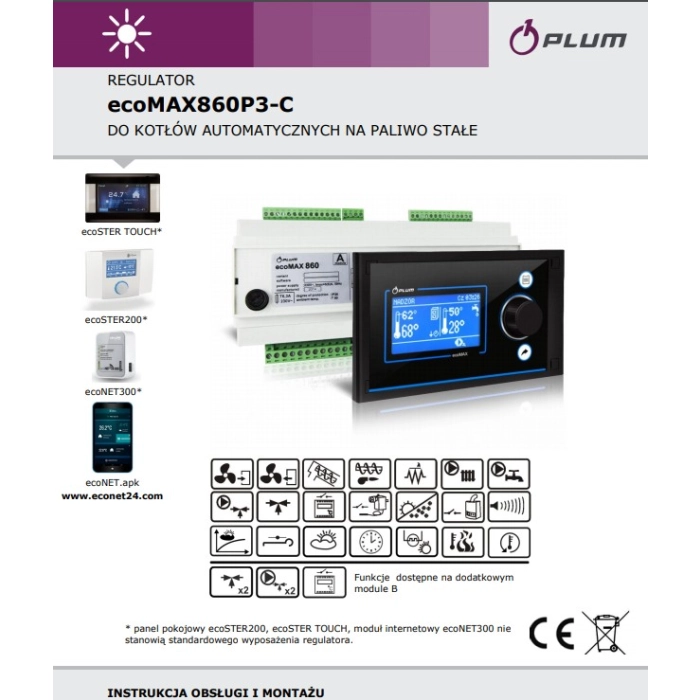 Regulator kotłowy ecoTOUCH 860