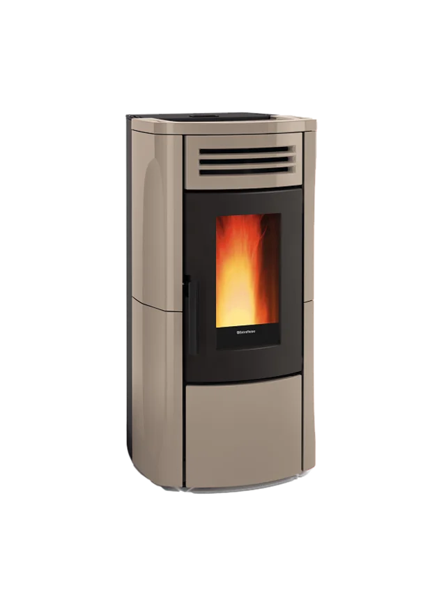 Terry Plus w kolorze tortora Piec na pellet La Nordica Extraflame Terry Plus w kolorze tortora