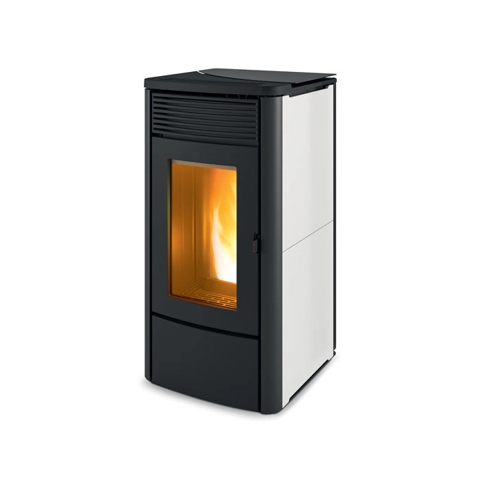 Piec na pellet MCZ Alyssa Air M1 6,3 kW w kolorze białym