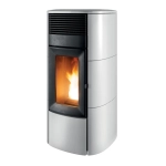 Piec na pellet MCZ Club Comfort Air M3 11,9 kW w kolorze białym
