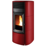 Piec na pellet MCZ Club Air M3 10kW w kolorze bordowym