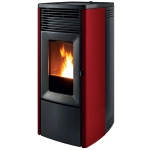 Piec na pellet MCZ Ego Hydromatic M3 12,1 kW w kolorze bordowym