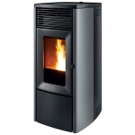 Piec na pellet MCZ Ego Hydromatic M3 12,1 kW w kolorze srebrnym