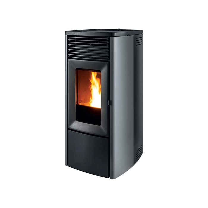 Piec na pellet MCZ Ego Hydromatic M3 12,1 kW w kolorze srebrnym