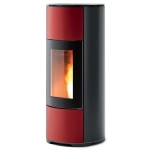 Piec na pellet MCZ Halo Air M2 8 kW w kolorze bordowym