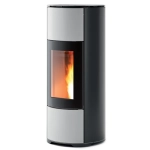 Piec na pellet MCZ Halo Air M2 8 kW w kolorze Metal Aluminium (jasne srebro)