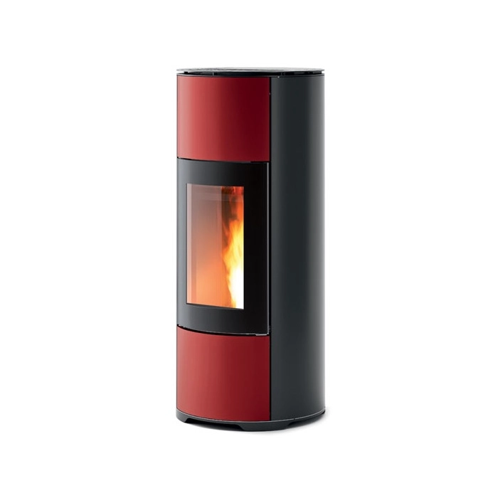 Piec na pellet MCZ Halo Air M2 8 kW w kolorze bordowym