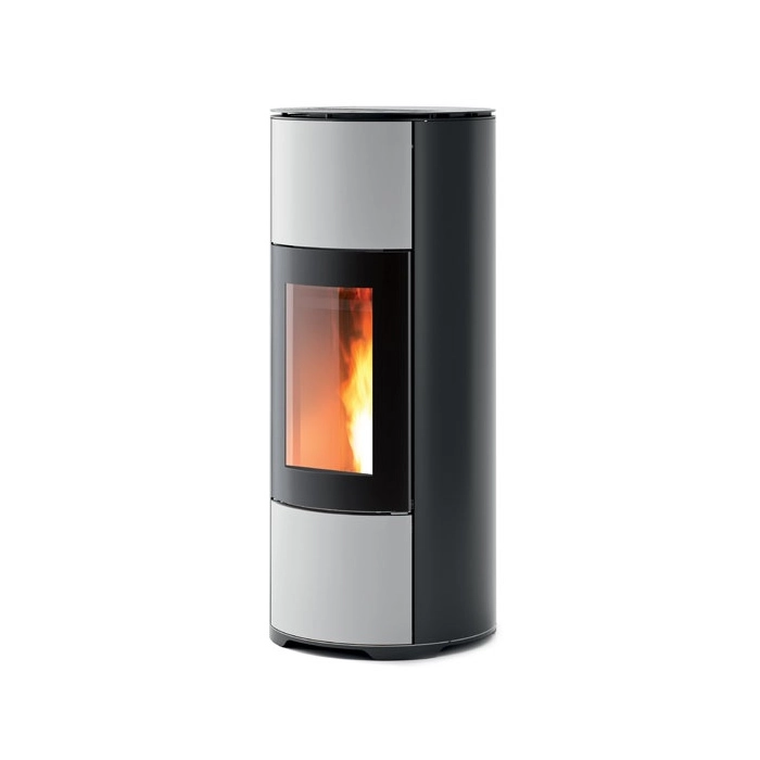 Piec na pellet MCZ Halo Air M2 8 kW w kolorze Metal Aluminium (jasne srebro)