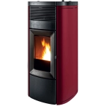 Piec na pellet MCZ Musa Hydromatic M2 24,2 kW w kolorze bordowym