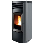 Piec na pellet MCZ Musa Hydromatic M2 24,2 kW w kolorze srebrnym