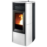 Piec na pellet MCZ Star Hydromatic M2 11,9 kW w kolorze białym