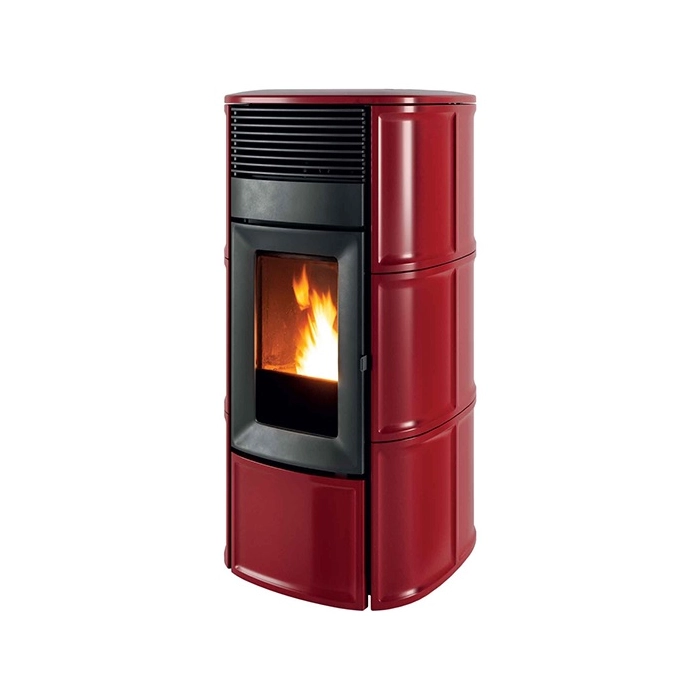 Piec na pellet MCZ Suite Hydromatic M2 24,2kW w kolorze bordowy