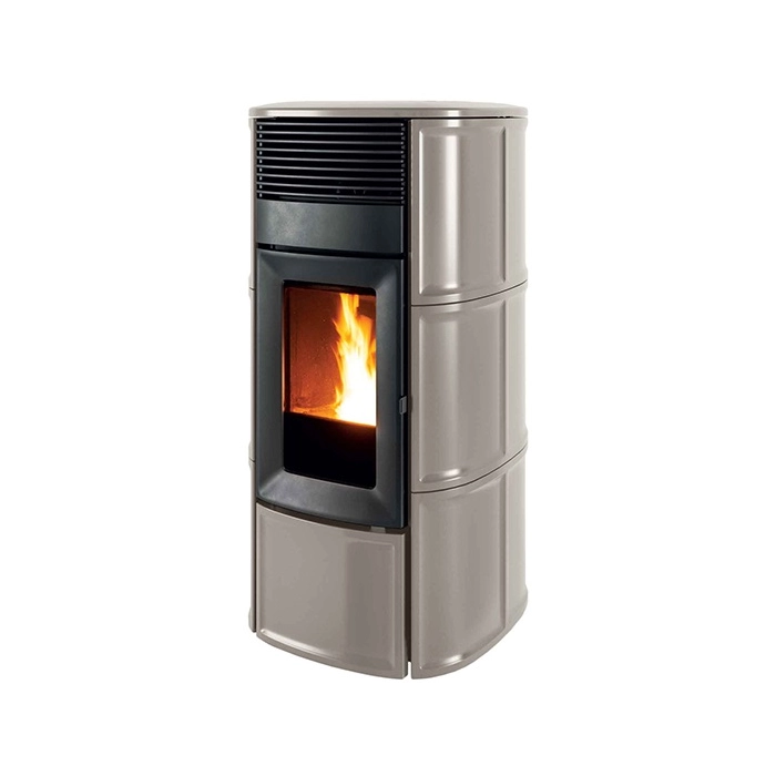 Piec na pellet MCZ Suite Hydromatic M2 24,2kW w kolorze ciepłym szarym