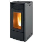 Piec na pellet MCZ Tecla Air M1 6,3 kW w kolorze srebrnym