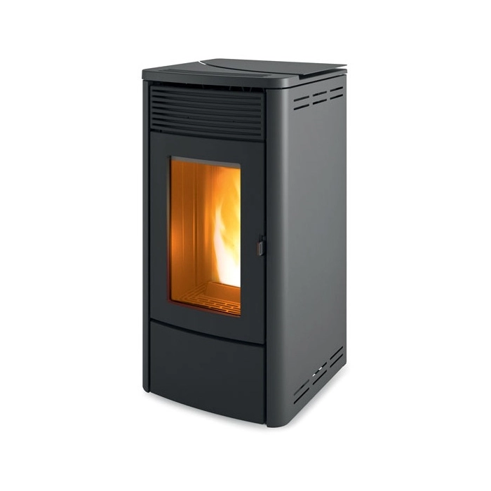 Piec na pellet MCZ Tecla Air M1 6,3 kW w kolorze srebrnym