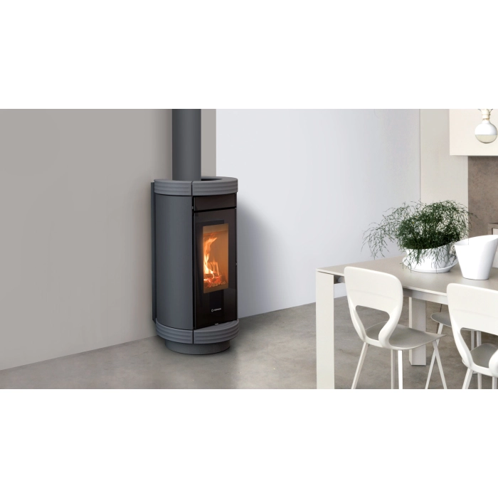 Piec na drewno Thermorossi Dorica Wood Metalcolor HP 8,5kW